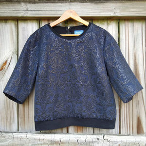 Simply Vera Brocade Blouse